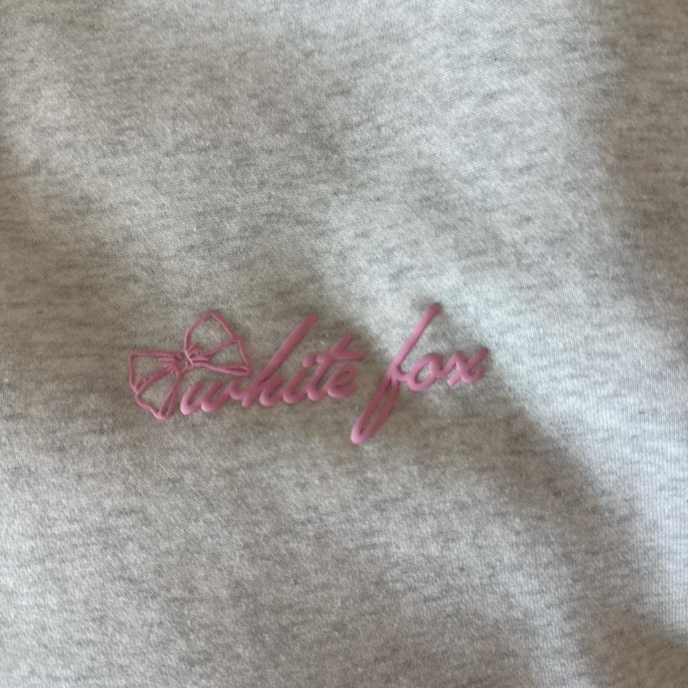 White Fox Gray Sweatshirt